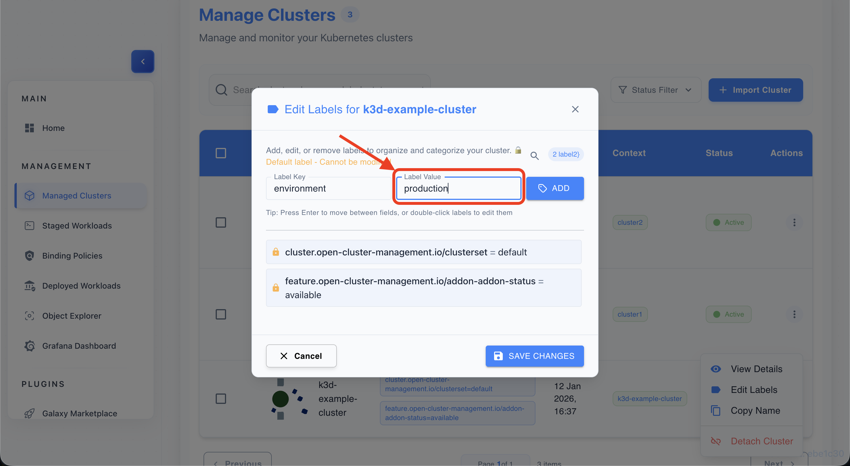 Step 5 — Enter value